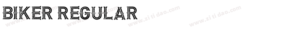 BIKER Regular字体转换